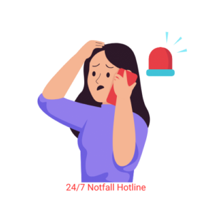 Notfall hotline team support